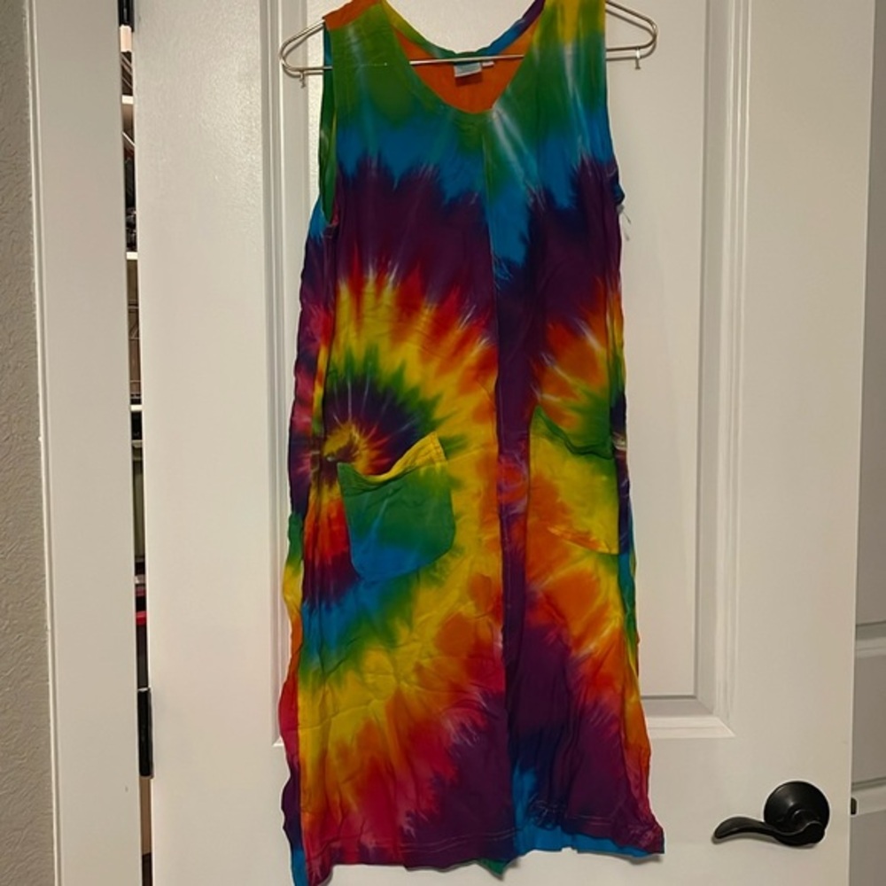 Peaceful People Tie Dye dress S